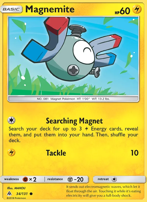 Magnemite Forbidden Light 34/131