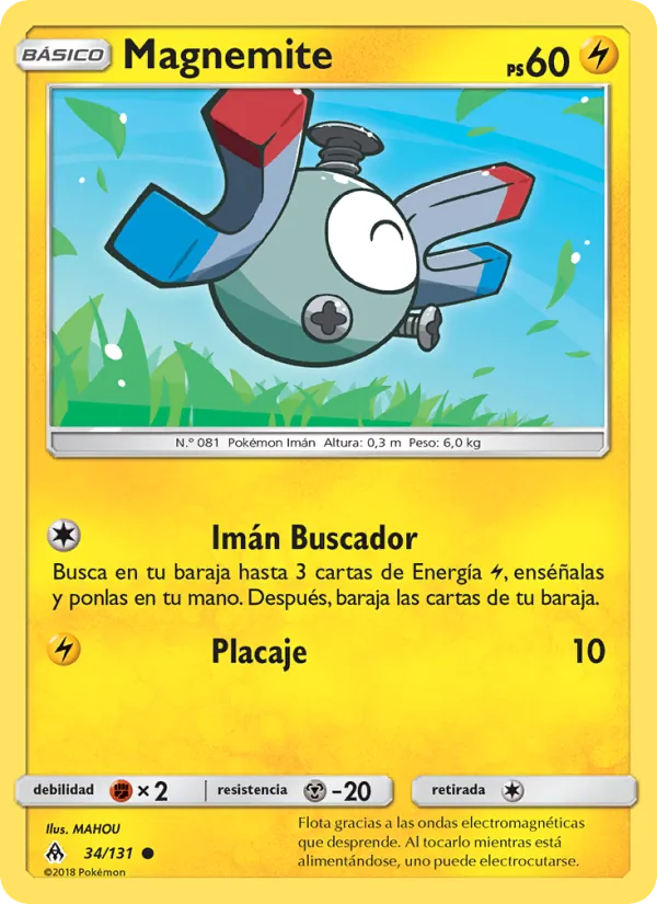 Magnemite Luz Prohibida 34/131
