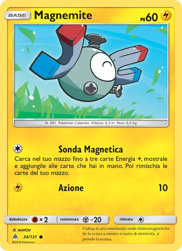 Magnemite Apocalisse Di Luce 34/131
