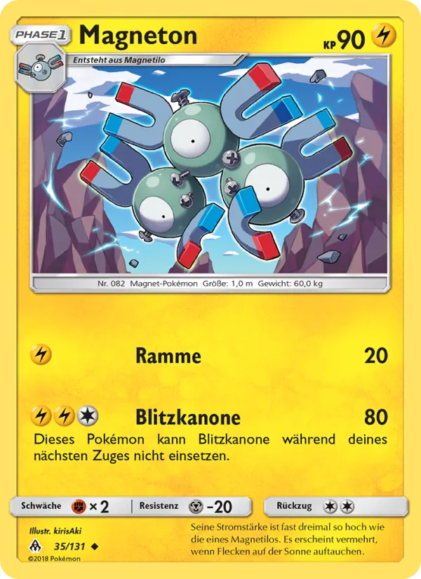 Magneton Grauen Der Lichtfinsternis 35/131