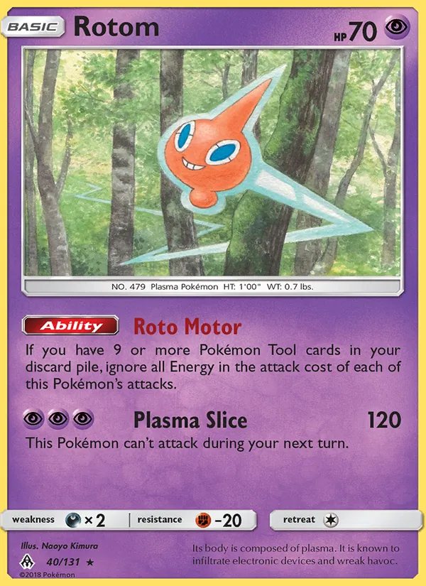 Rotom Forbidden Light 40/131