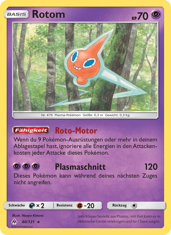 Rotom Grauen Der Lichtfinsternis 40/131