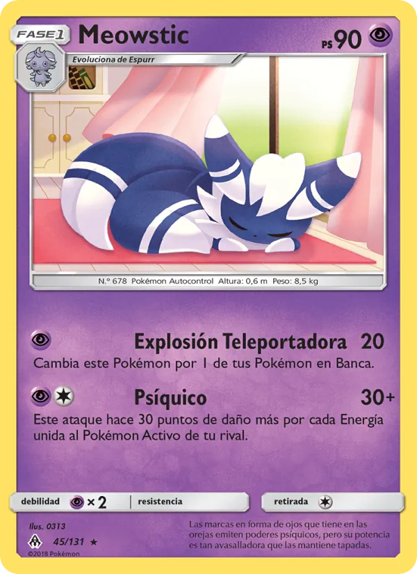 Meowstic Luz Prohibida 45/131