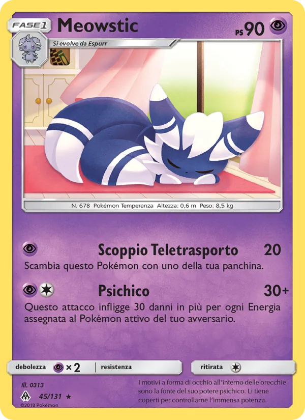 Meowstic Apocalisse Di Luce 45/131
