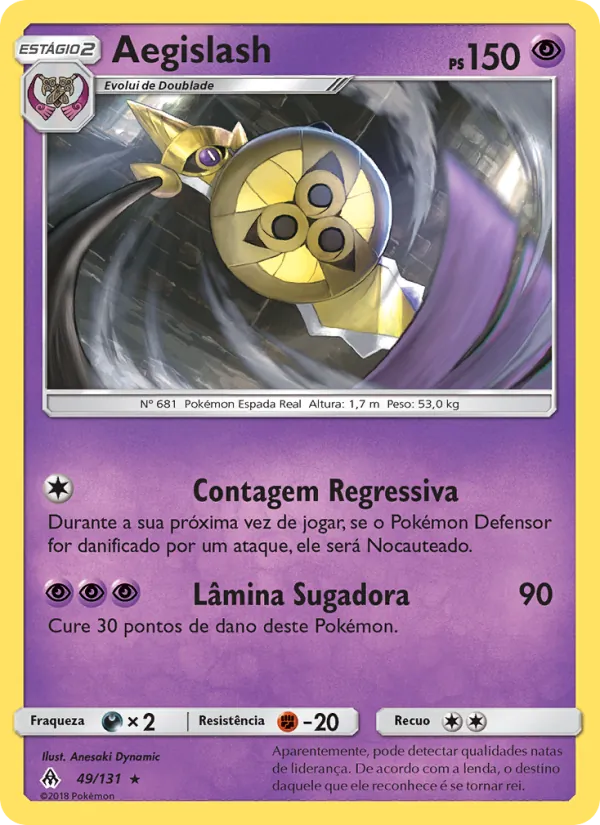 Aegislash Luz Proibida 49/131