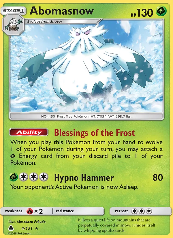 Abomasnow Forbidden Light 4/131