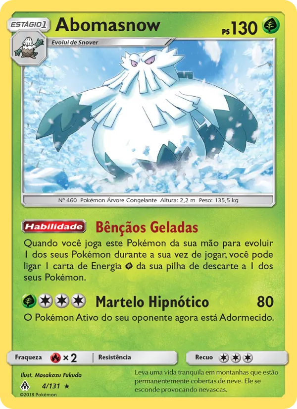 Abomasnow Luz Proibida 4/131