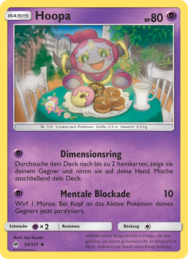 Hoopa Grauen Der Lichtfinsternis 54/131