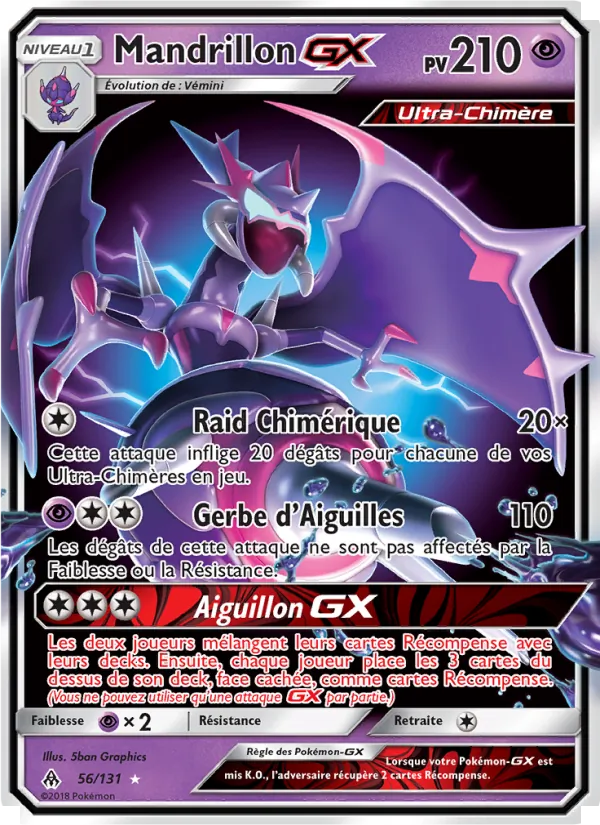 Mandrillon GX Lumière Interdite 56/131