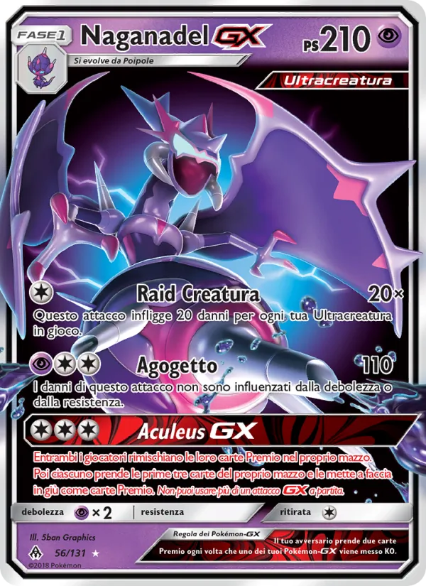 Naganadel GX Apocalisse Di Luce 56/131