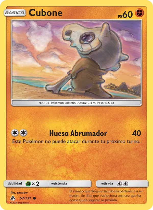 Cubone Luz Prohibida 57/131