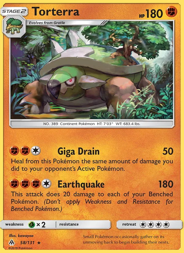 Torterra Forbidden Light 58/131