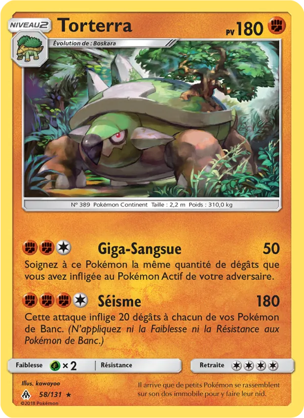 Torterra Lumière Interdite 58/131