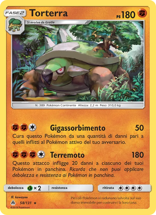 Torterra Apocalisse Di Luce 58/131