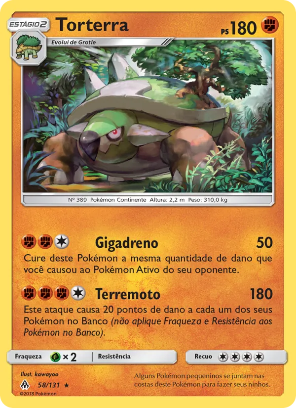 Torterra Luz Proibida 58/131