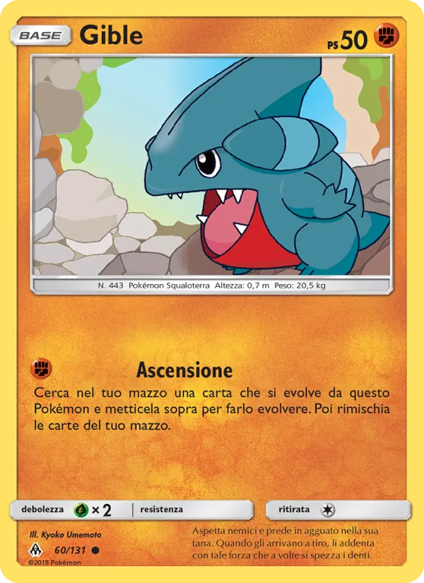 Gible Apocalisse Di Luce 60/131