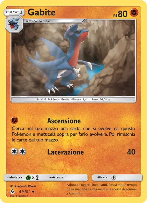 Gabite Apocalisse Di Luce 61/131