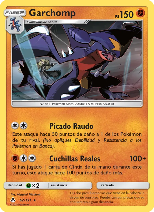 Garchomp Luz Prohibida 62/131