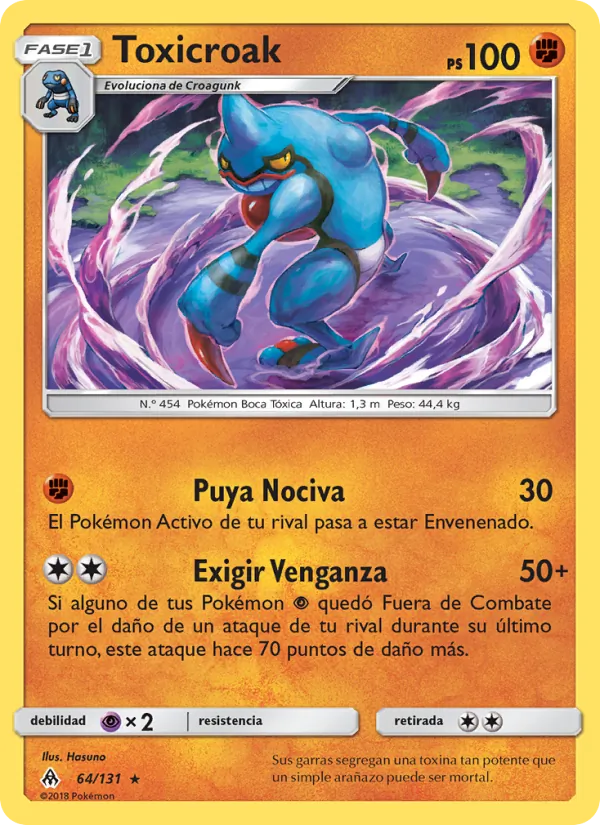 Toxicroak Luz Prohibida 64/131