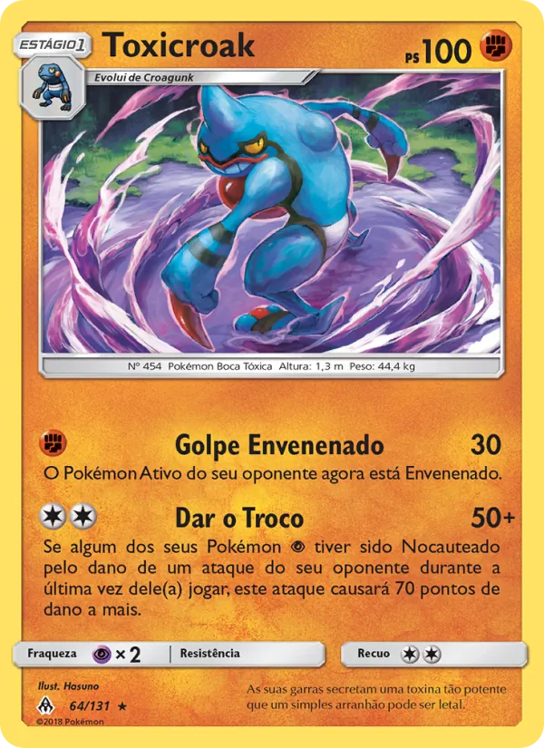 Toxicroak Luz Proibida 64/131
