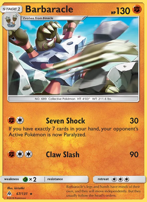 Barbaracle Forbidden Light 67/131