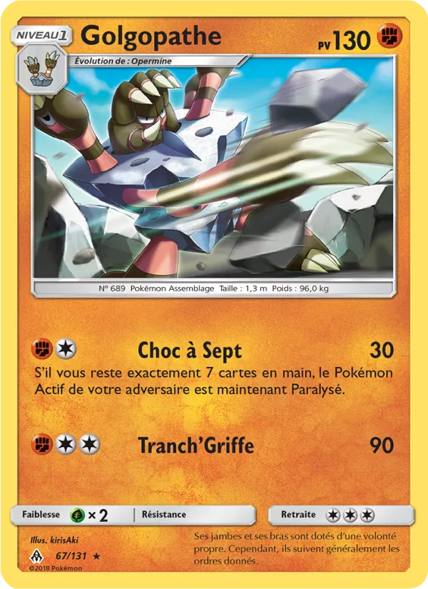 Golgopathe Lumière Interdite 67/131