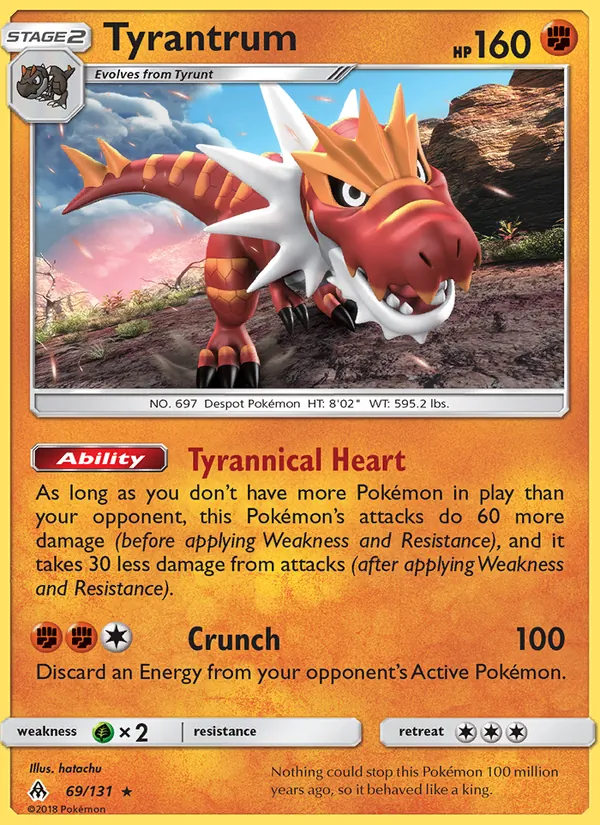Tyrantrum Forbidden Light 69/131