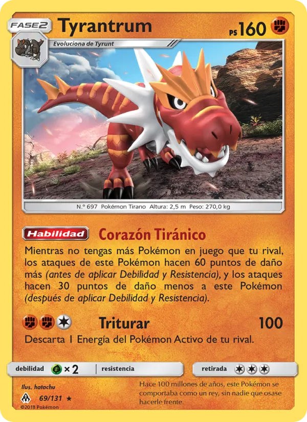 Tyrantrum Luz Prohibida 69/131