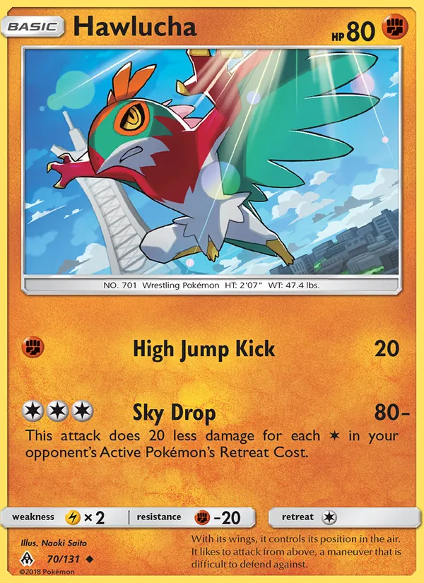 Hawlucha Forbidden Light 70/131