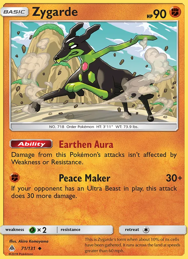 Zygarde Forbidden Light 71/131