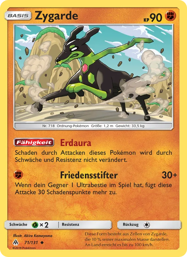 Zygarde Grauen Der Lichtfinsternis 71/131