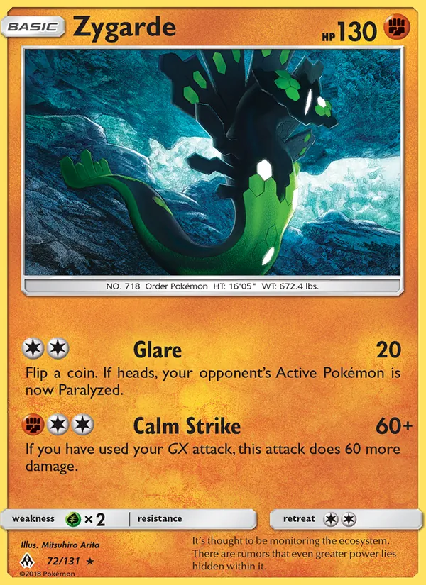 Zygarde Forbidden Light 72/131