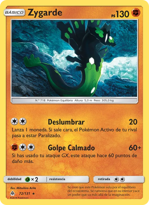 Zygarde Luz Prohibida 72/131