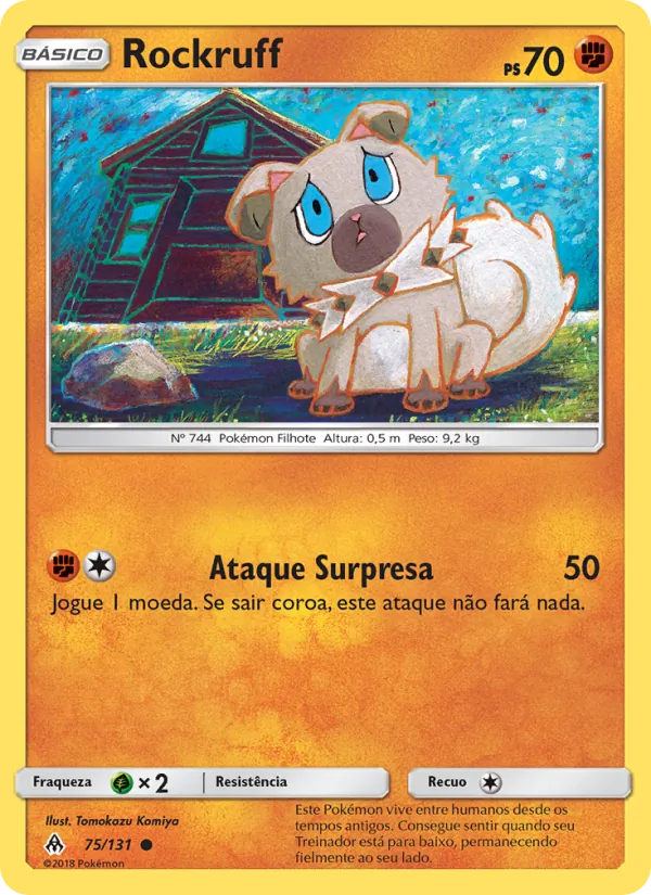 Rockruff Luz Proibida 75/131