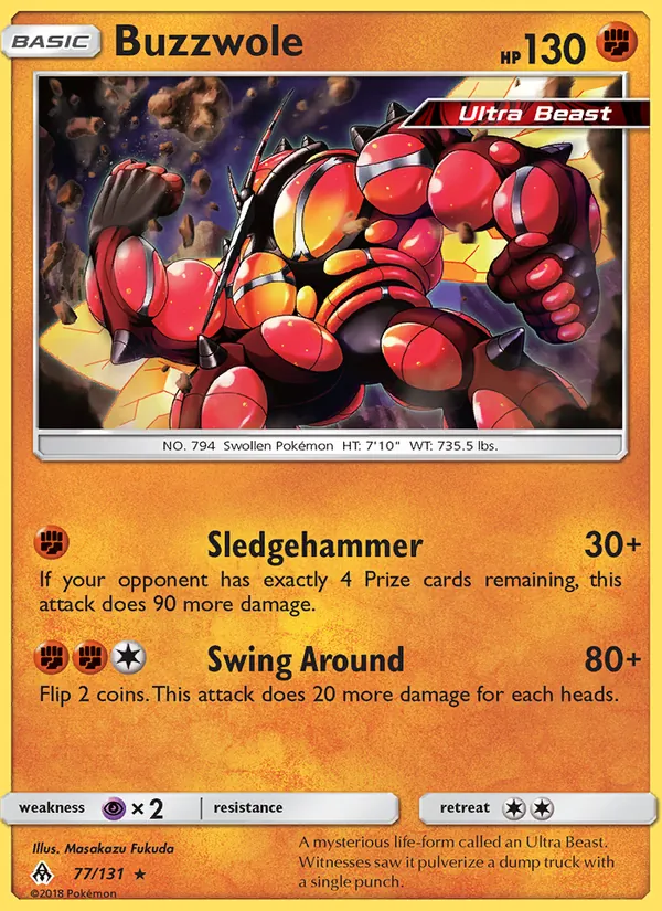 Buzzwole Forbidden Light 77/131