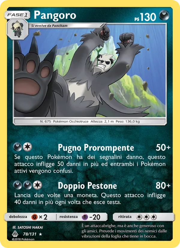 Pangoro Apocalisse Di Luce 78/131