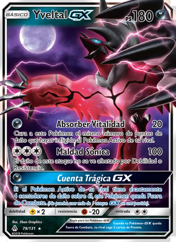 Yveltal GX Luz Prohibida 79/131
