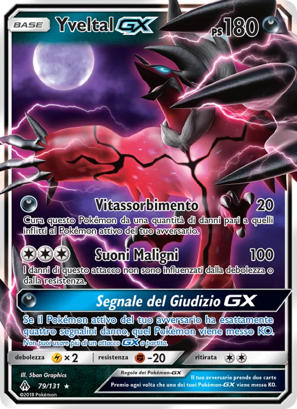 Yveltal GX Apocalisse Di Luce 79/131