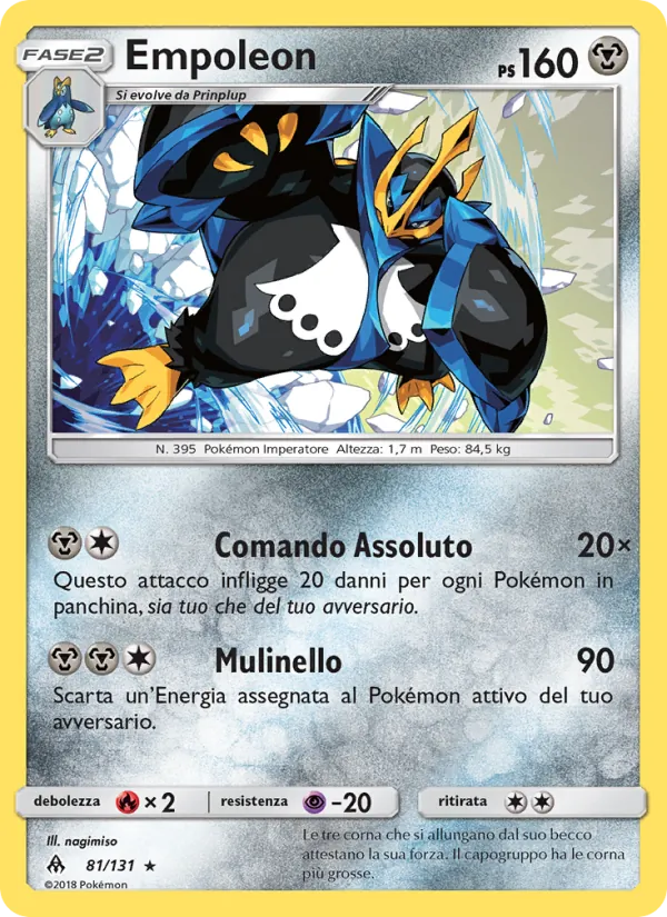 Empoleon Apocalisse Di Luce 81/131