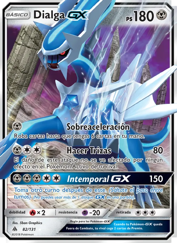 Dialga GX Luz Prohibida 82/131