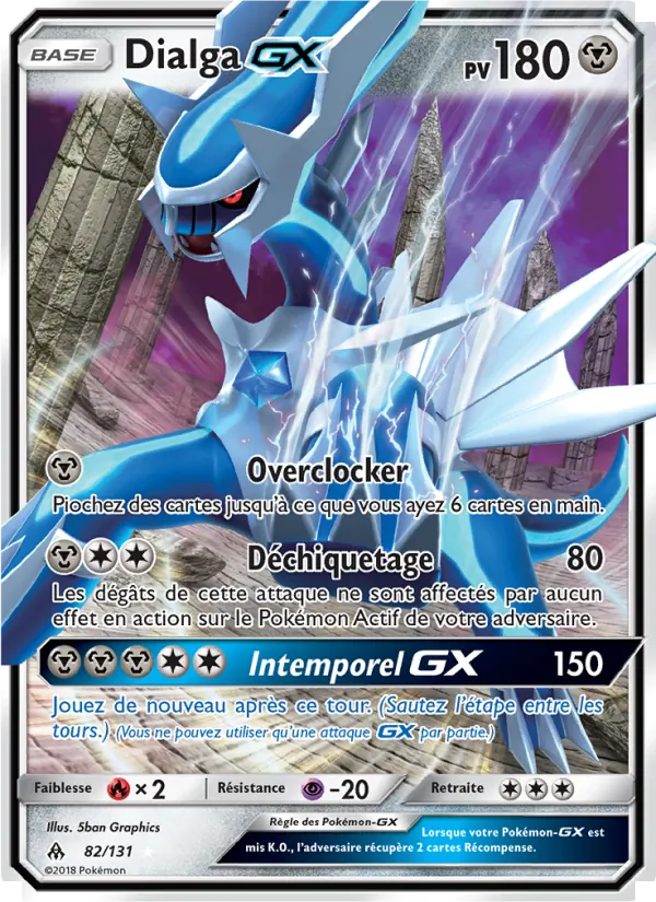 Dialga GX Lumière Interdite 82/131
