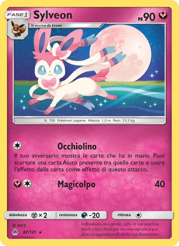 Sylveon Apocalisse Di Luce 87/131