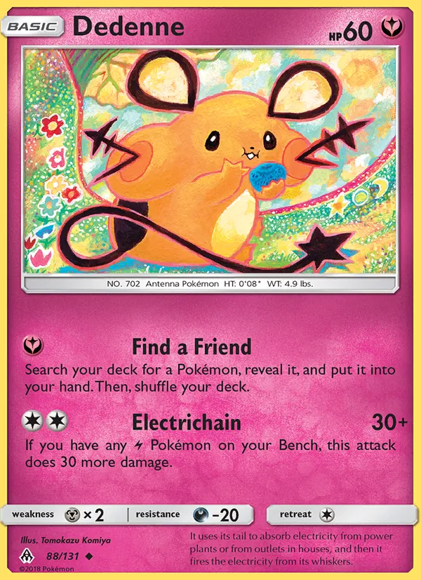 Dedenne Forbidden Light 88/131