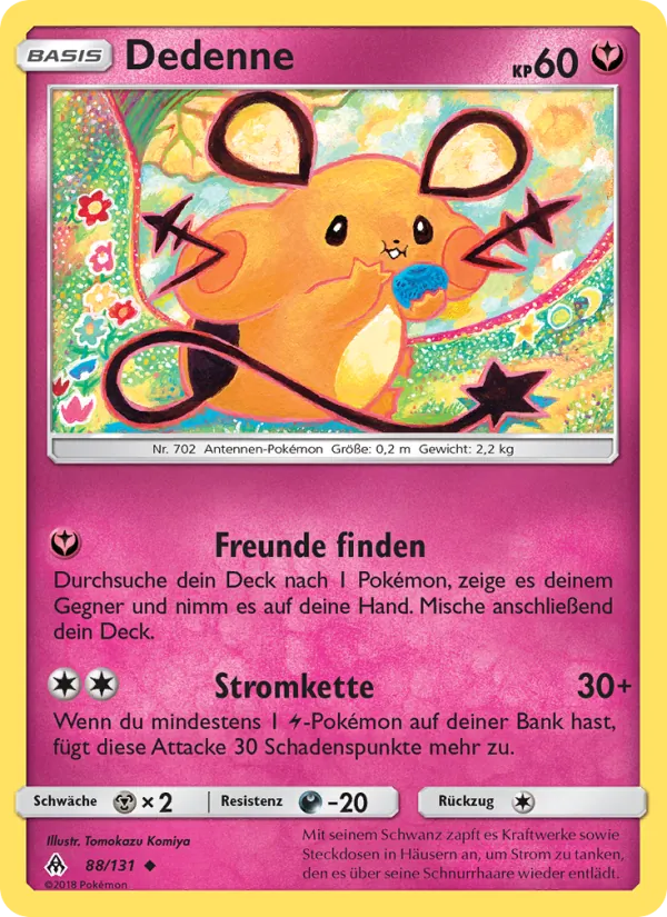 Dedenne Grauen Der Lichtfinsternis 88/131