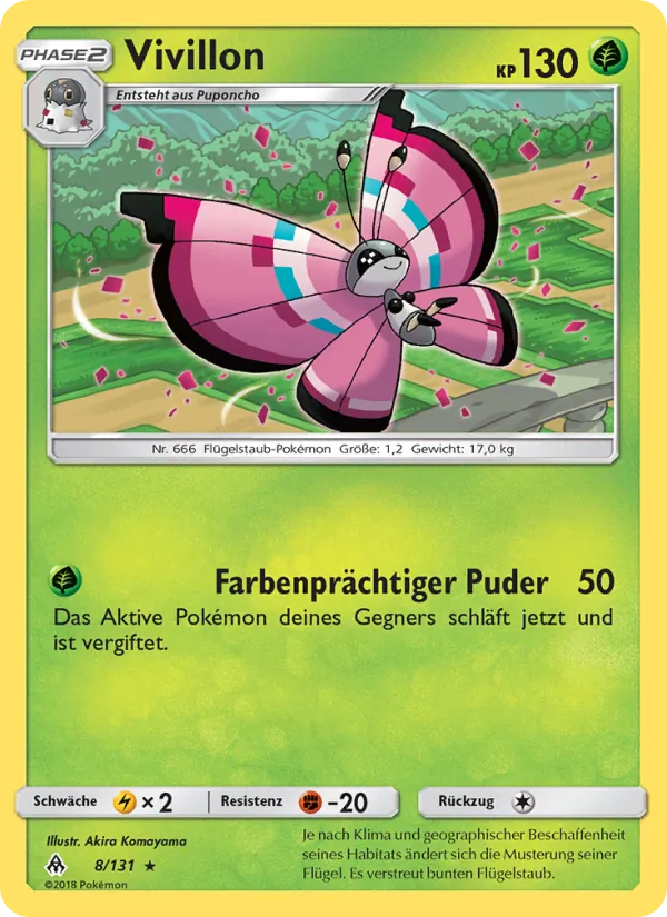 Vivillon Grauen Der Lichtfinsternis 8/131