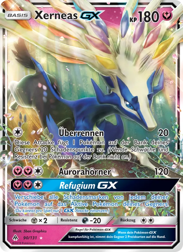 Xerneas GX Grauen Der Lichtfinsternis 90/131