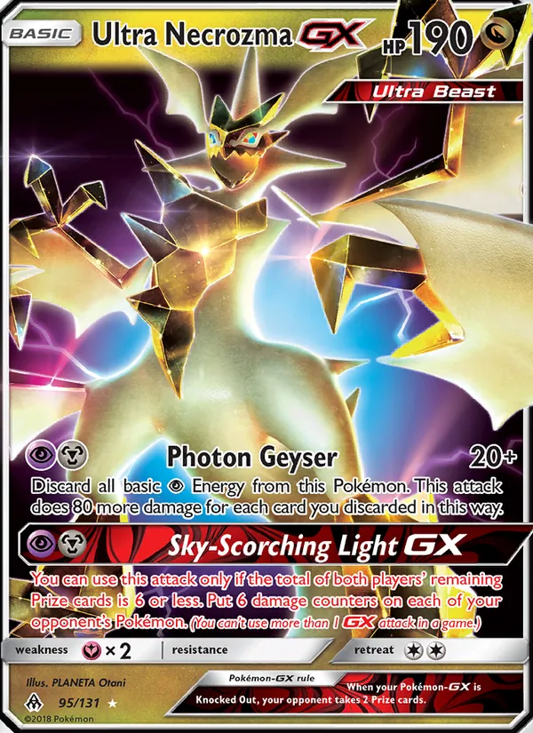 Ultra Necrozma GX Forbidden Light 95/131