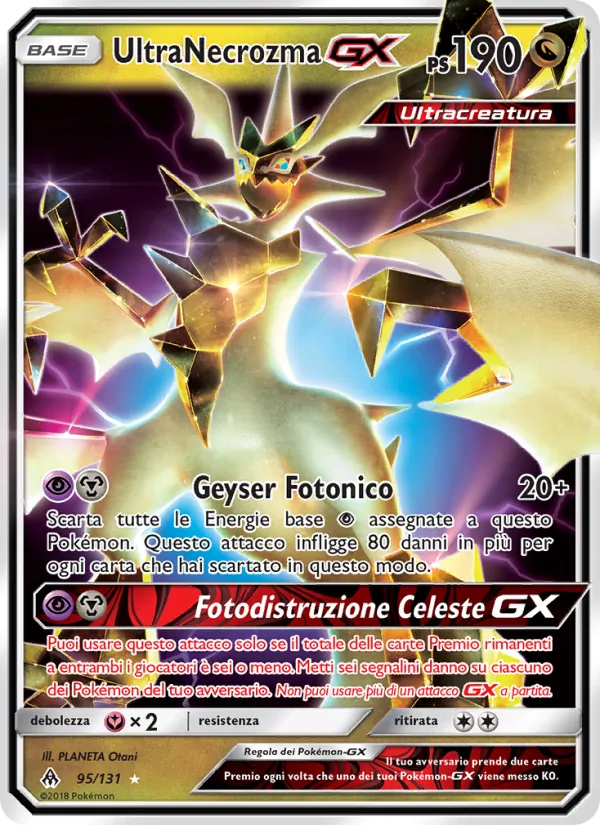 UltraNecrozma GX Apocalisse Di Luce 95/131