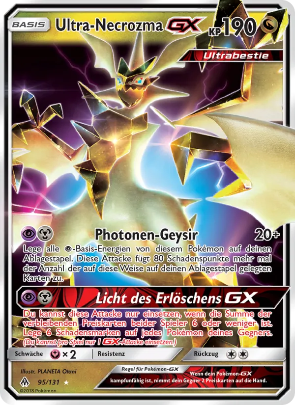 Ultra-Necrozma GX Grauen Der Lichtfinsternis 95/131