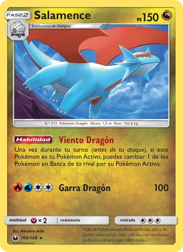 Salamence Tormenta Celestial 106/168